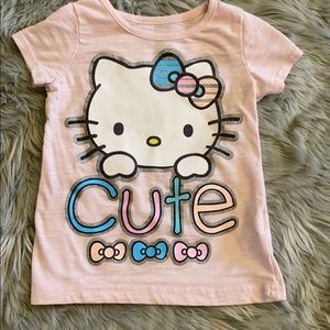 Like new Hello Kitty pink Tee
